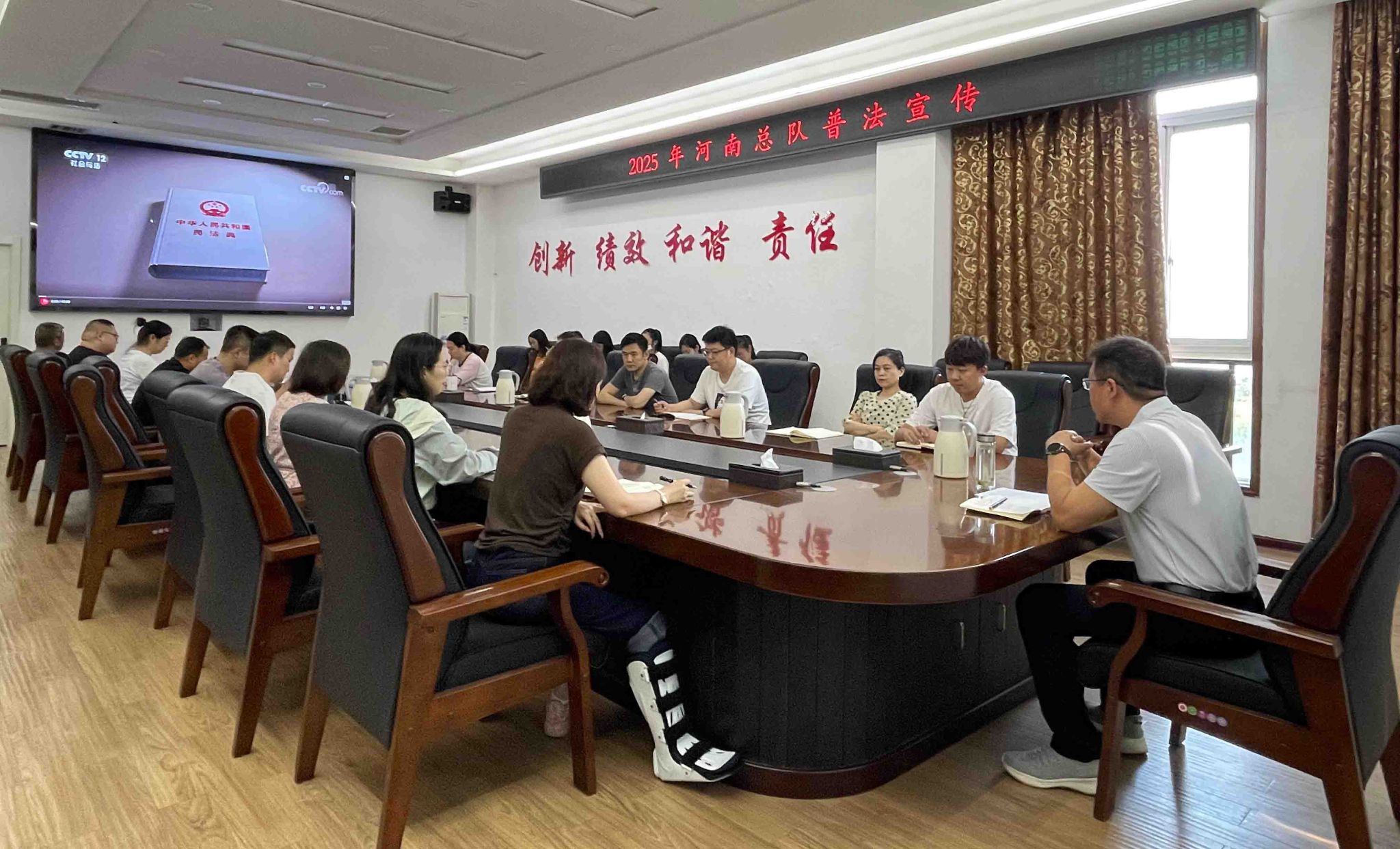 河南总队开展民法典普法宣传活动